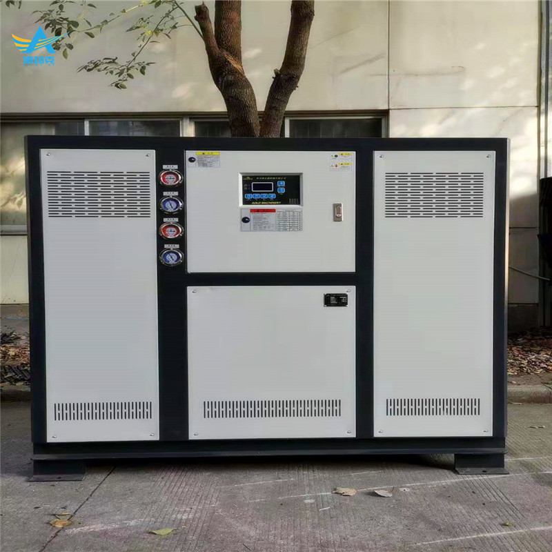 厂家供应工业水冷式工业冰水机箱式工业冷水机皮革机械制冷机