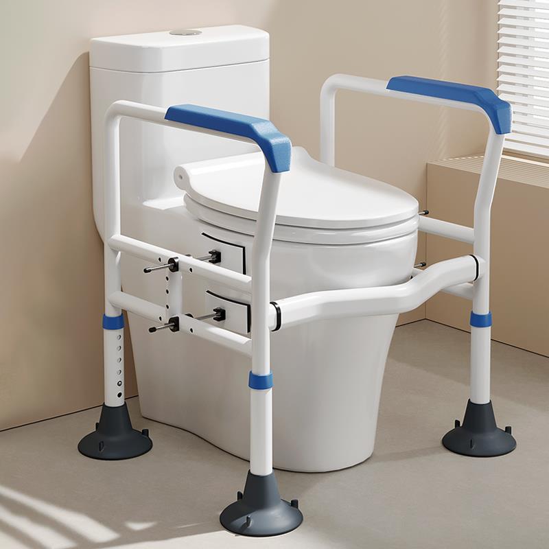 进口马桶扶手架子老人安全栏杆卫生间老年人助力起身免打孔坐便器
