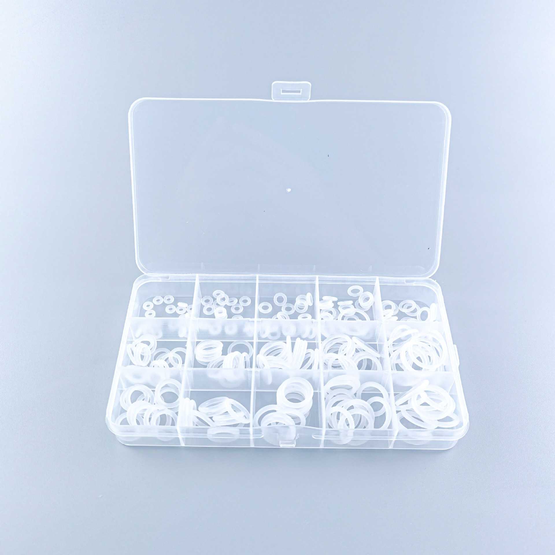 225pcs硅胶密封件O形圈标准件直供橡胶密封圈组合