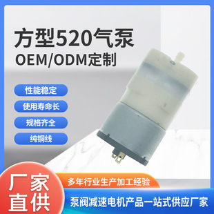 520方形12V洗疗仪足盆电动充气增压真空泵智能家用按摩小型气泵
