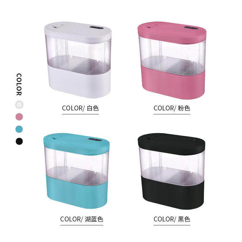 小鱼缸小型桌面创意生态缸微景观斗鱼缸迷你热带鱼水族箱带led灯