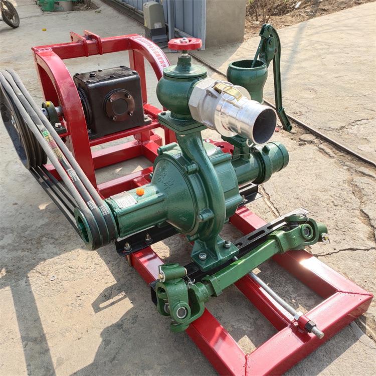 3寸高压喷灌浇地机 农业喷灌抽水拖拉机水泵 2次增压后悬挂泵