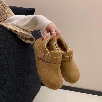 2025冬季新款加绒全包勃肯鞋