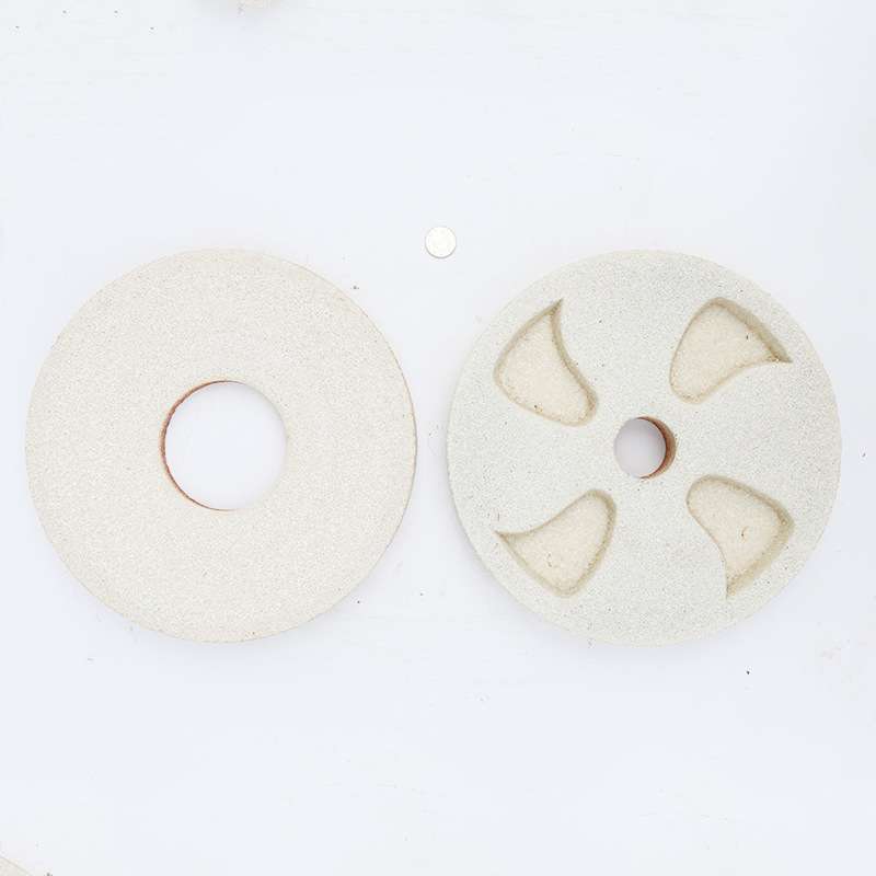 白刚玉300型砂轮平面磨床砂轮磨浆机商用豆浆机配件磨盘厂家