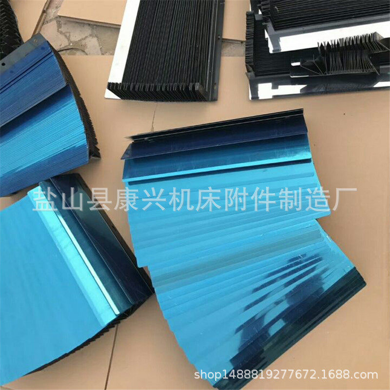 沧州厂家直销耐高温盔甲式防护罩伸缩式不锈钢麟片机床铠甲防尘罩