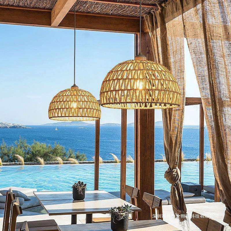 日式原木餐厅吊灯奶油风餐桌吧台灯藤艺复古民宿卧室阳台长线灯具,鲜花速递/花卉仿真/绿植园艺,割草机/草坪机,淘宝优惠券,粉丝福利购,淘宝优惠卷