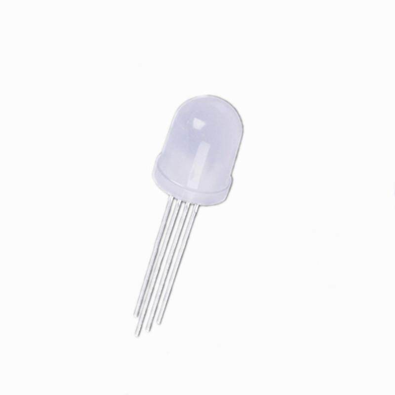 F10/10mm圆头全彩RGB高亮led灯珠共阴共阳四脚七彩直插led发光管