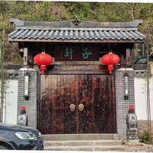 适合户外宗祠四合院的古建风格门楼牌坊与凉亭子设计门头别墅