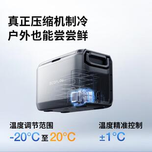正浩EcoFlow【Classic】新品车载冰箱55升双温区温控壓縮機冰箱