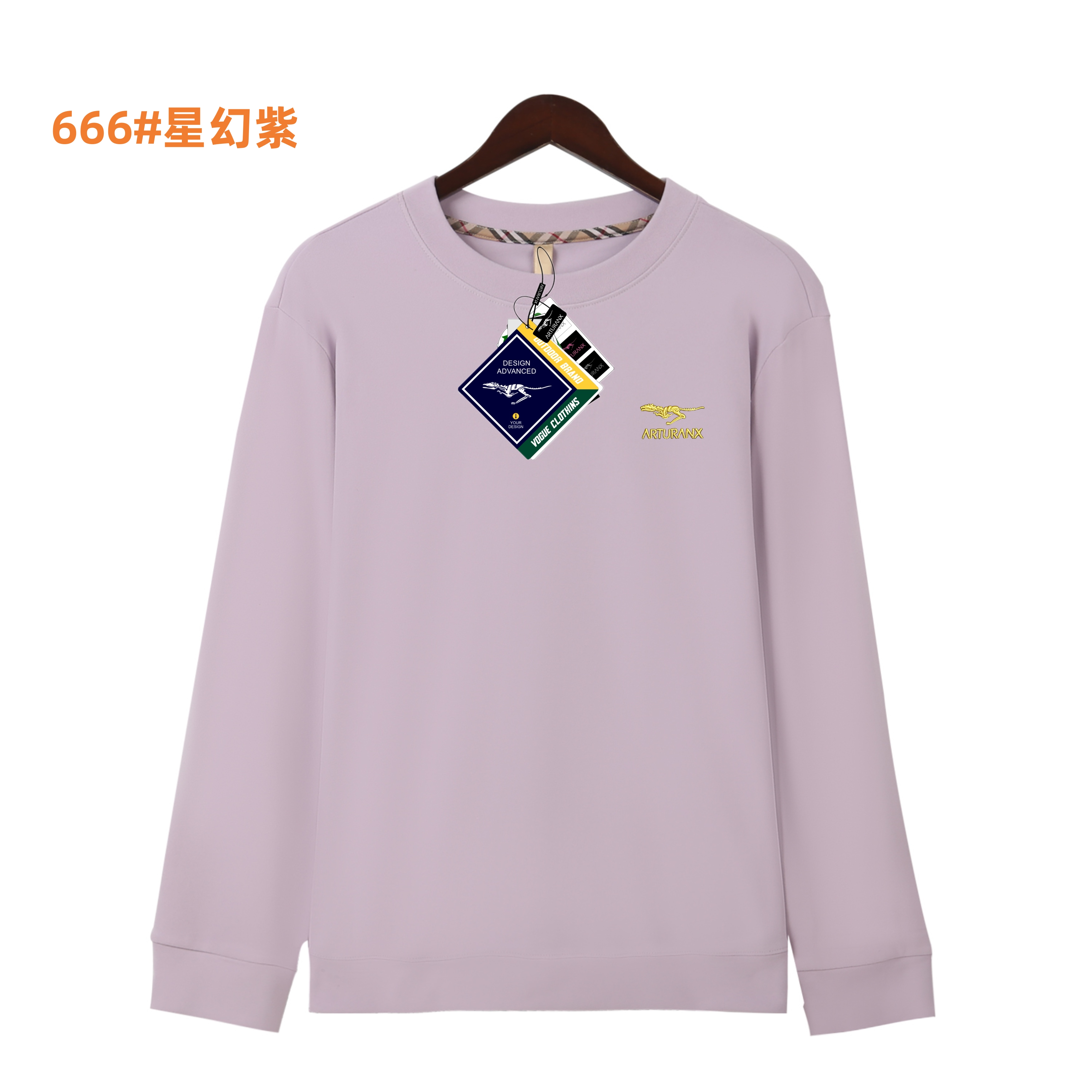 情侣款  极地户外德绒卫衣666