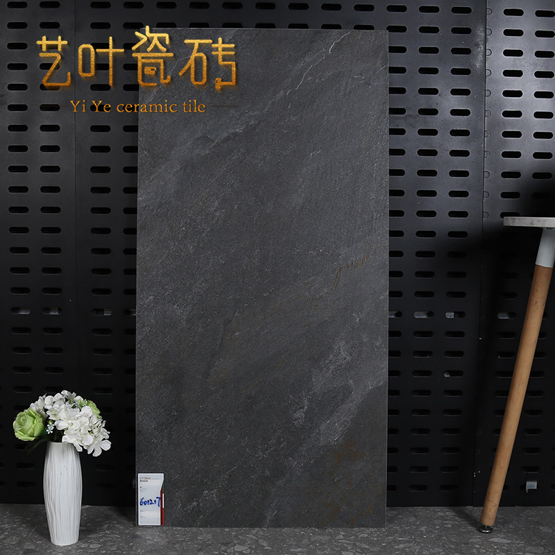 哑光通体大板全瓷粗糙面仿古砖600x1200水泥砖灰色地砖大理石瓷砖