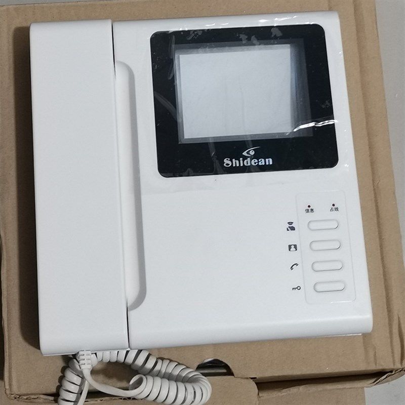 兼容视得安980系列室内黑白可视对讲分机门铃SD980R3BS/980RY65BS