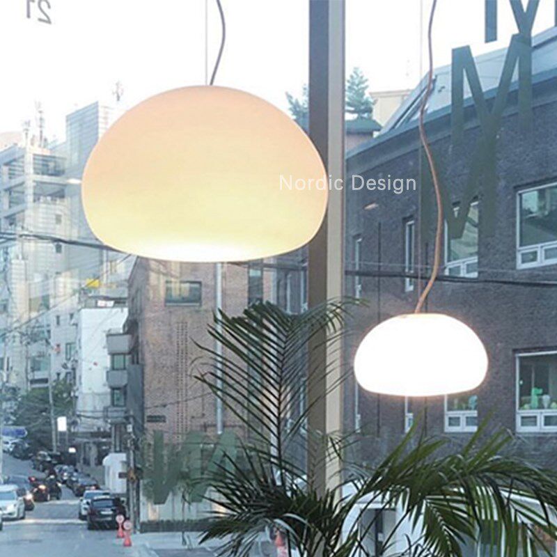 云朵餐厅吊灯网红奶油风创意客厅灯北欧现代简约餐桌卧室床头吊灯