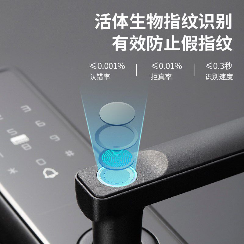 智能门锁指纹锁家用防盗门密码锁入户门电子锁全自动人脸识别门锁