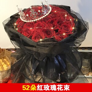 南昌鲜花同城速递生日红玫瑰康乃馨向日葵花东湖西湖青云谱区配送