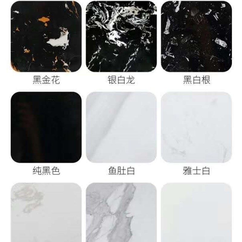 大理石桌面台面茶几面 定制人造大理石板材 长方形桌面圆形板材