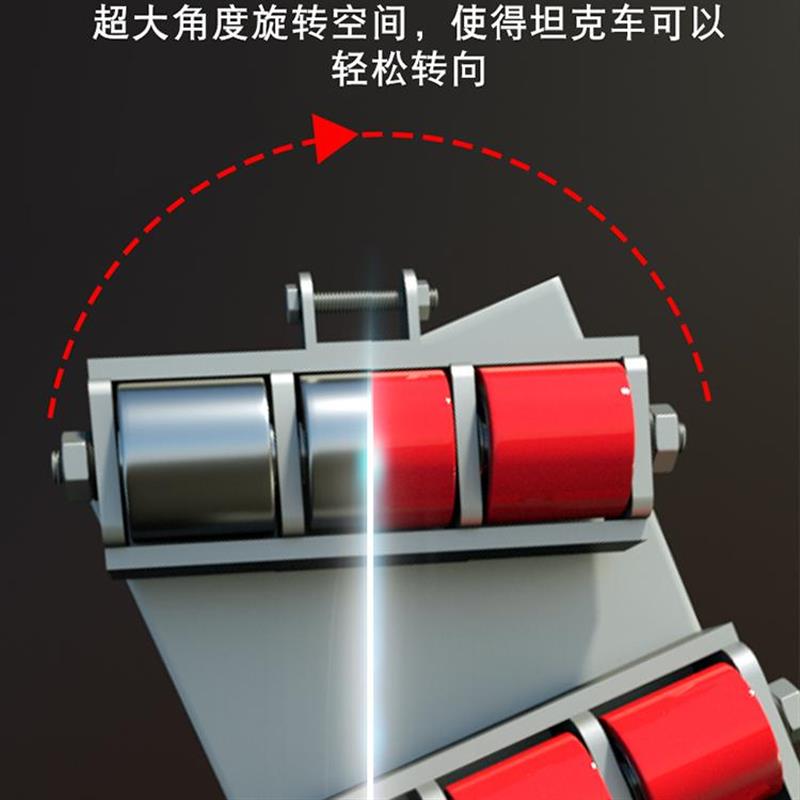 搬运坦克车重型万向设备位移器胶轮钢轮转向地牛直向轮工业搬运车