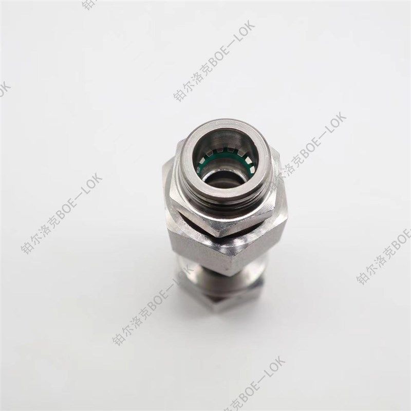 316L不锈钢VCR母头转快插1/4 1/2接头超洁净BAEP高纯气体转接头