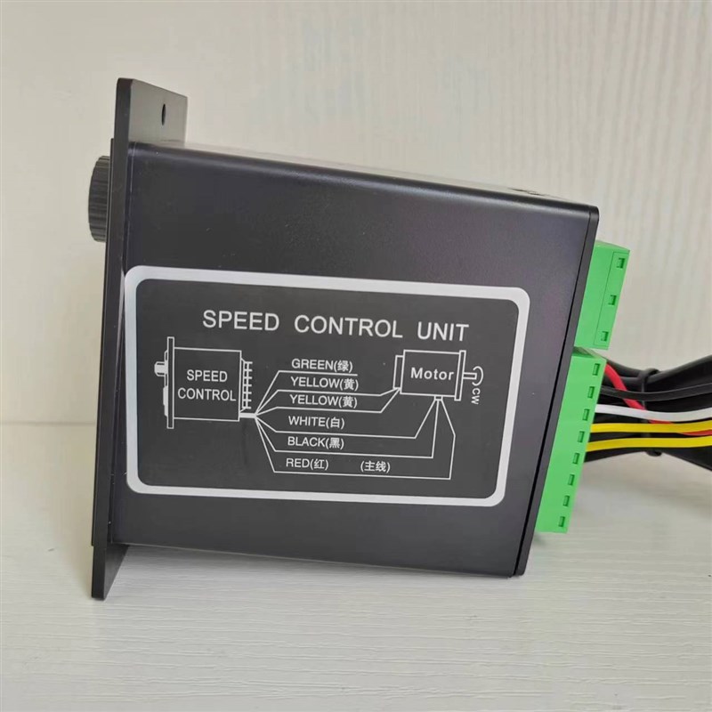 数显调速器220V电机调速器控制开关正反转智能us52减速电机6-300W