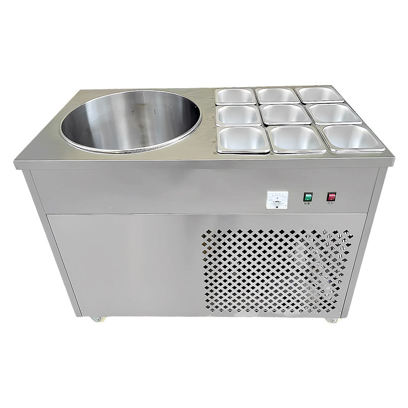 浩博网红雪花酪机商用台式多功能土耳其冰淇淋手工炒冰机冰粥机