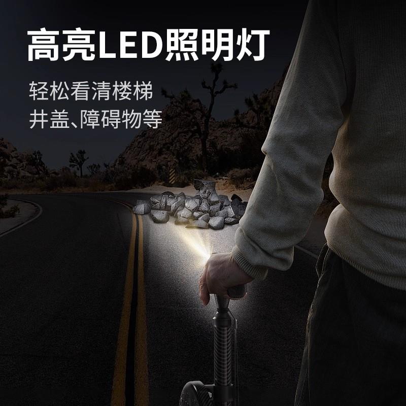 老年人拐杖凳子折叠便携带座椅拐棍防滑轻便可坐带灯马扎助行器