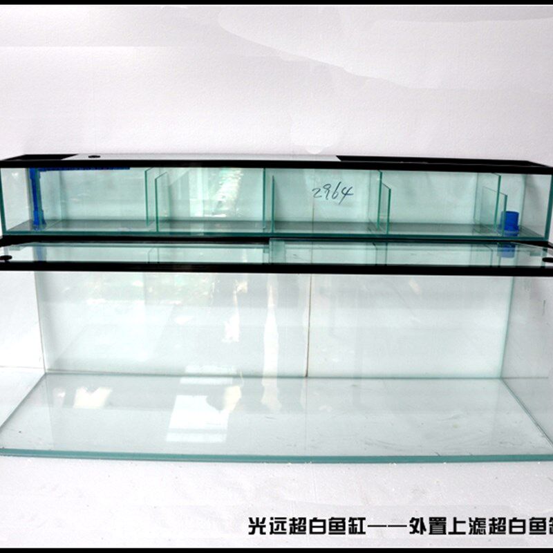 超白鱼缸外置上滤缸 顶滤缸金晶玻璃鱼缸水草缸超白龟 海水套缸