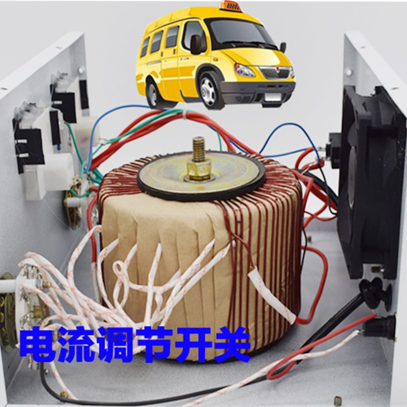 纯铜汽车电瓶充电器智能货车叉车6v12v24v伏通用大功率充电机300A