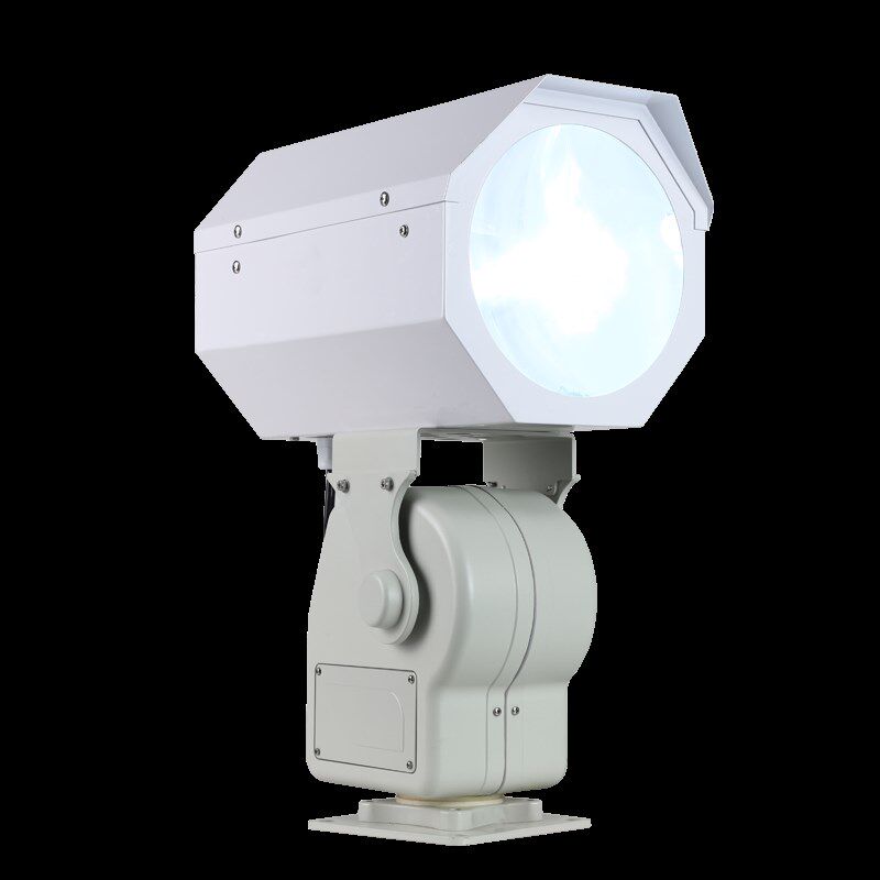 LED探照灯户外防水220v自动旋转巡逻超亮远大功率扫海灯船舶射灯