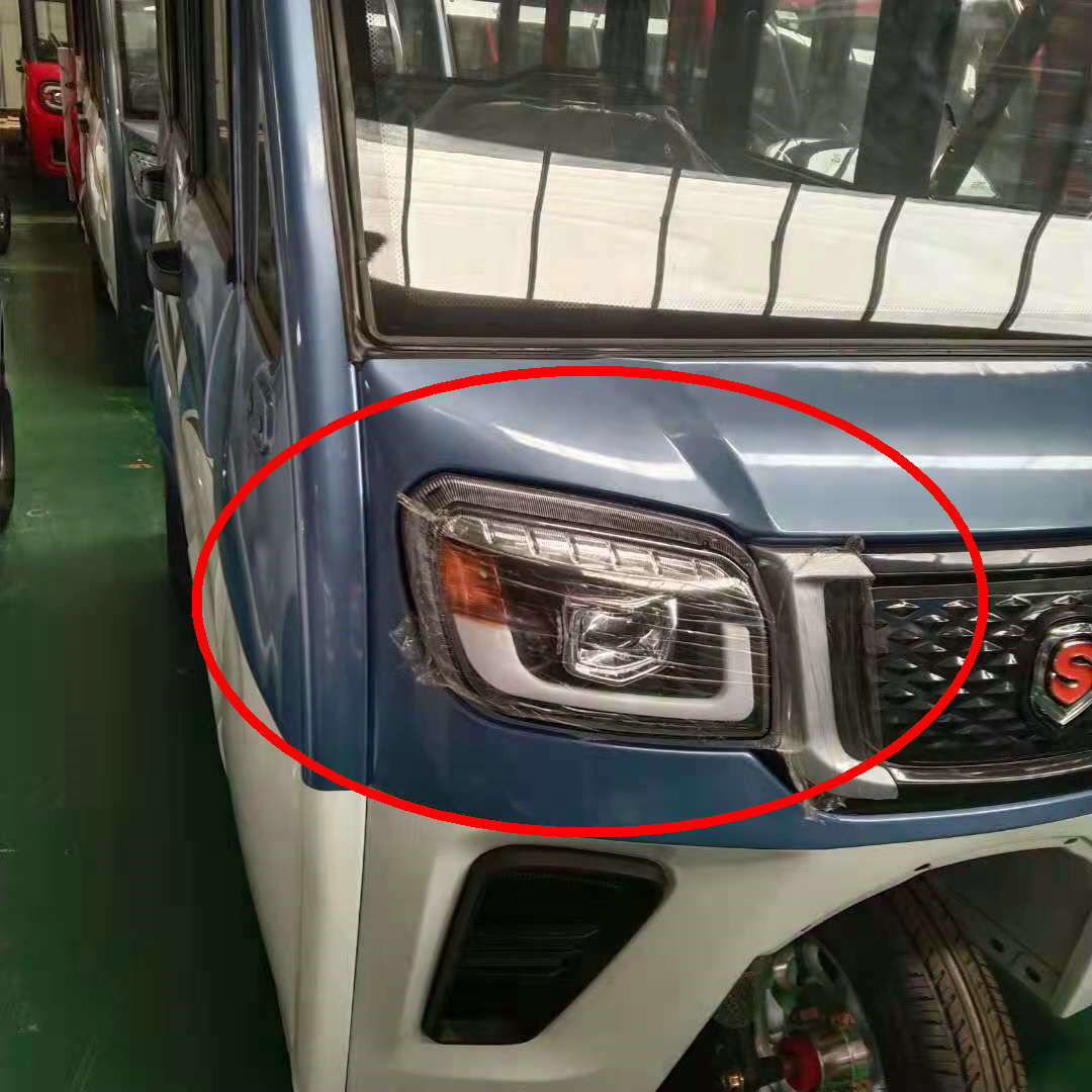 盛昊X7M5老年代步电动三轮篷车 车头大灯转向灯行车灯原厂配件