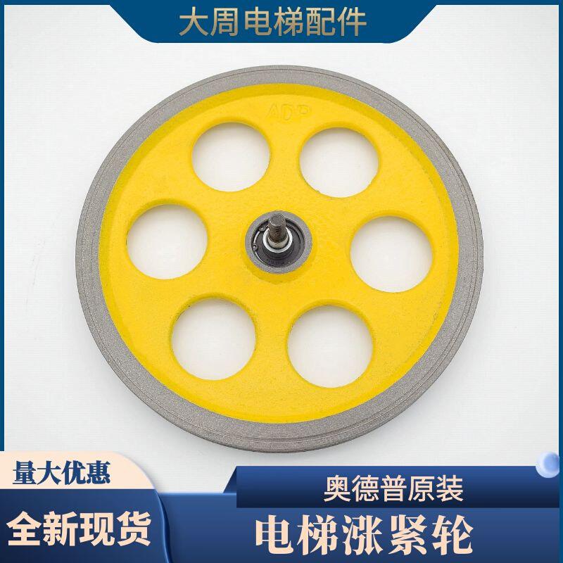 电梯涨紧轮奥德普涨紧装置限速器涨紧轮250mm240轴承6201电梯配件