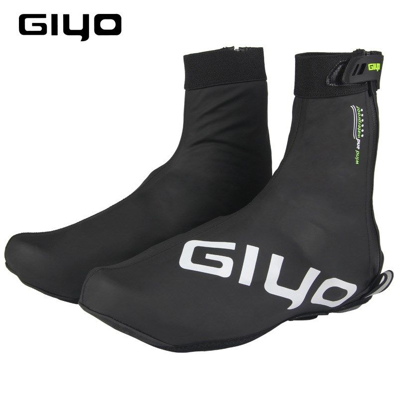 GIYO自行车秋冬骑行保暖鞋套山地车公路抓绒防风防水锁鞋装备
