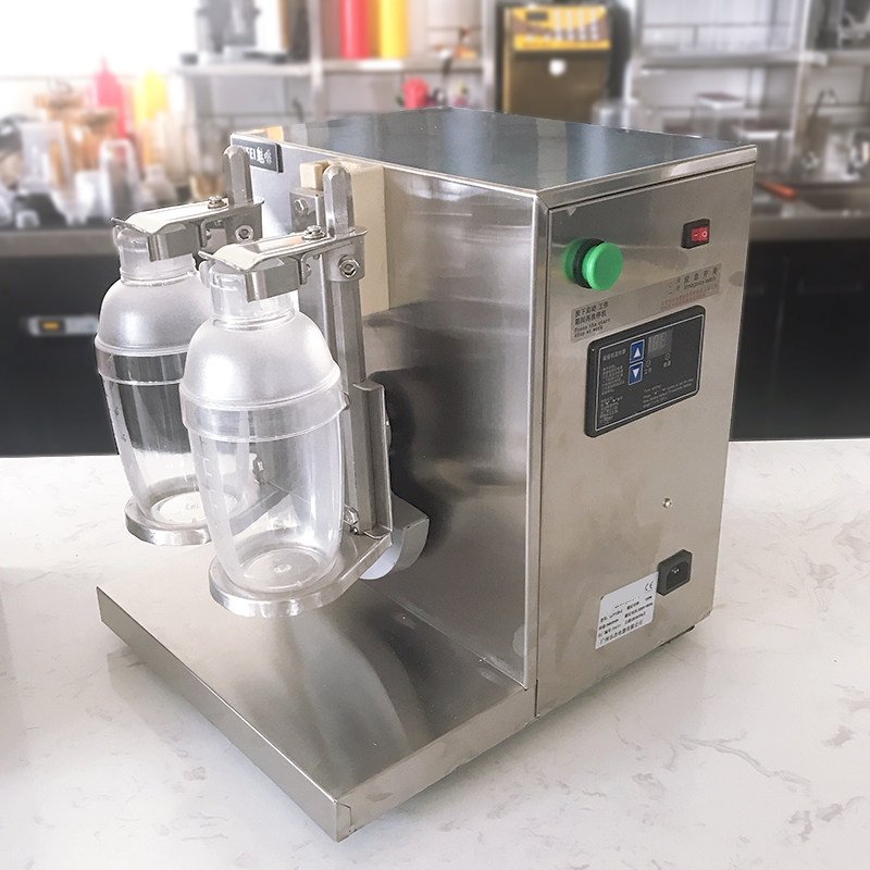 MEIFEI奶茶摇摇机商用不锈钢双头珍珠奶茶饮品店设备雪克杯专用器