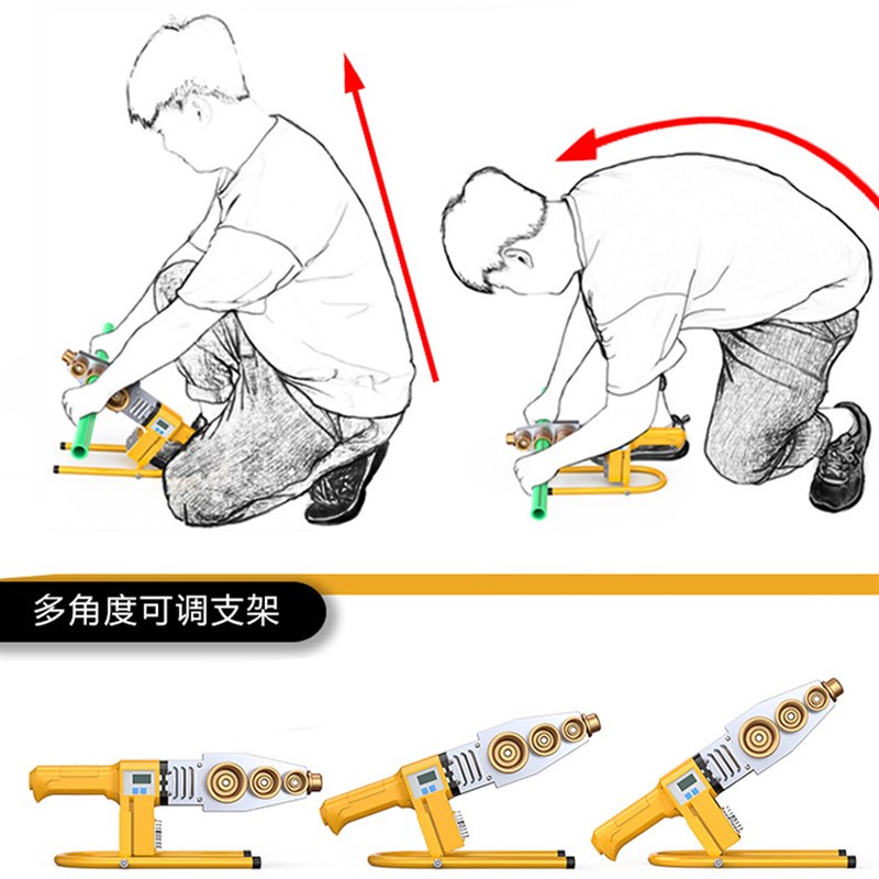 控温电烙铁模头ppr水管热容器热熔机熔接器电熔pc管烫板接管多款