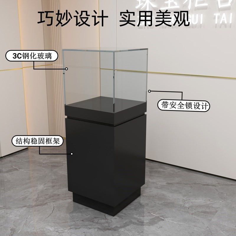 博物馆展示柜古董瓷器珠宝柜台奇石雕像柜展览柜展台文物玻璃展柜