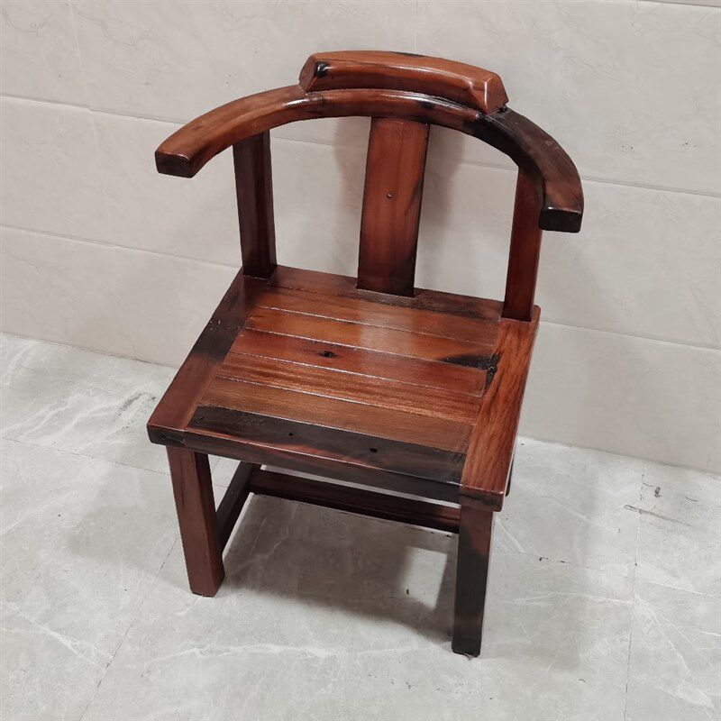 老船木茶桌椅子主人椅实木中式茶台喝茶凳高端茶室泡茶主人位茶椅