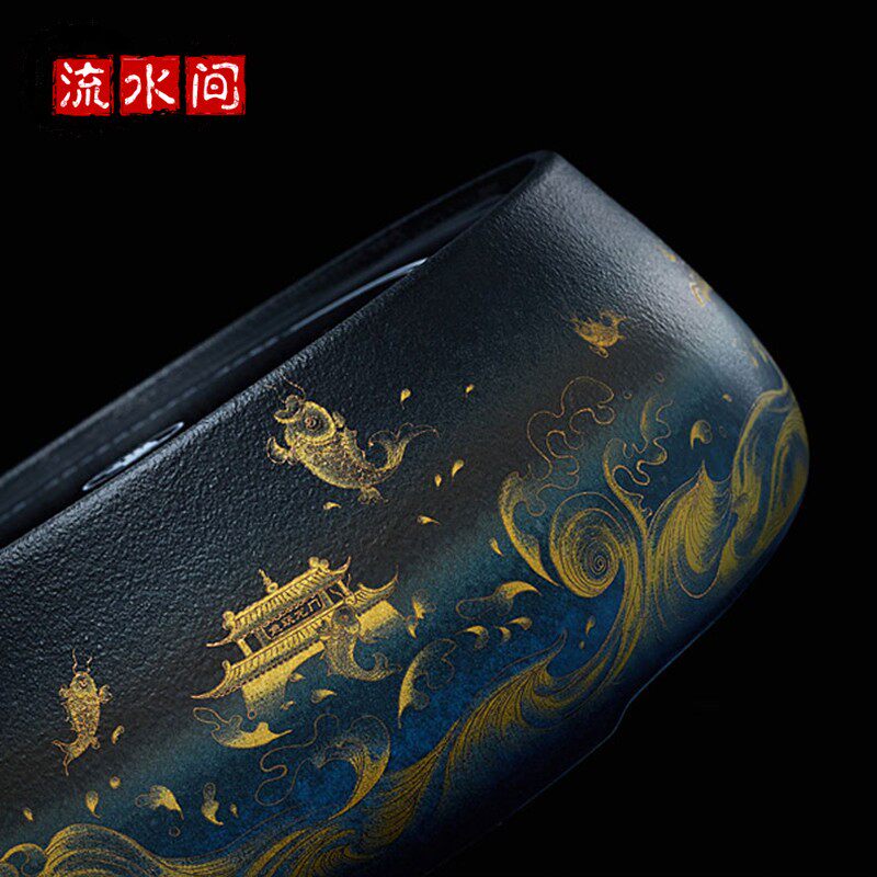 玻璃煮茶壶纯手工镶银蒸汽煮茶器家用黑茶白茶电陶炉套装高档送礼