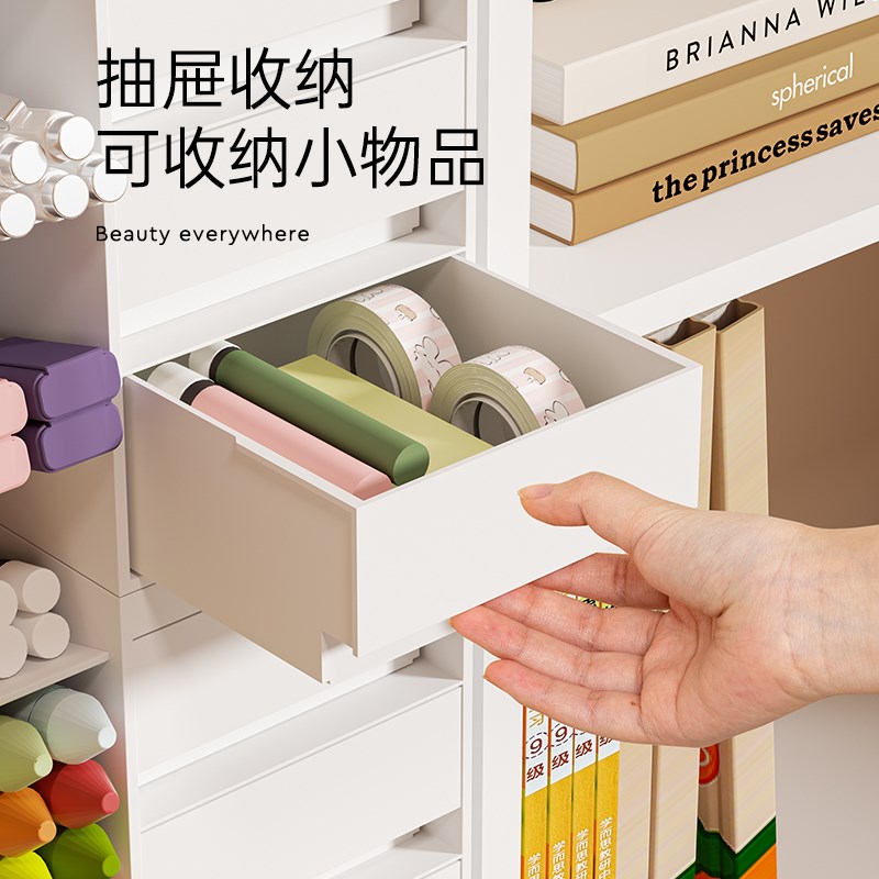 笔筒收纳盒桌面多格斜插式麦克笔盒学生儿童文具整理盒抽屉储物盒