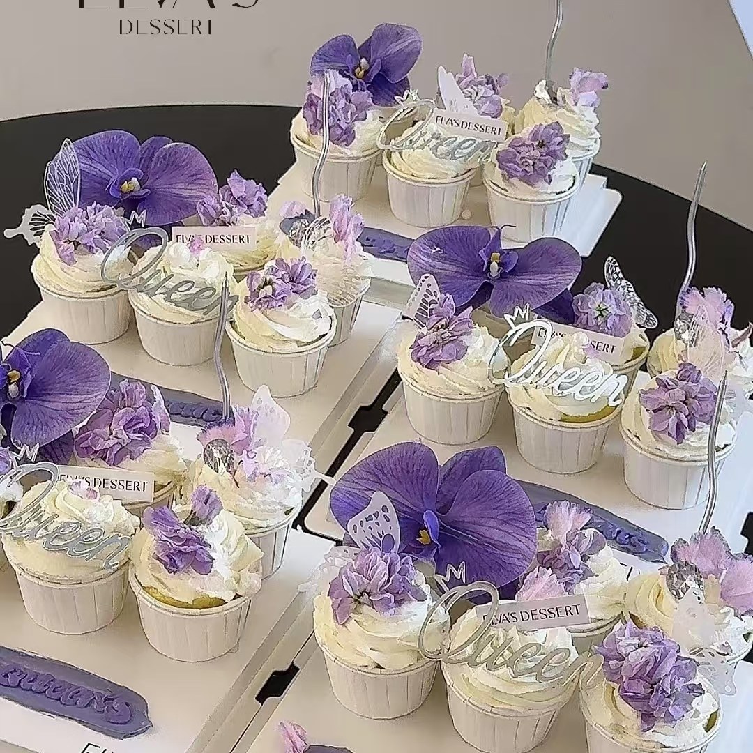 38女神节纸杯蛋糕装饰摆件三八女王节亚克力蝴蝶兰仿真花蝴蝶插牌,节庆用品/礼品,节日装扮用品,淘宝优惠券,粉丝福利购,淘宝优惠卷