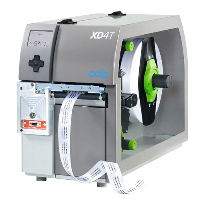 cab XD4T双面热缩套管线号管打印机双面布标洗水唛打印停产XDQ新