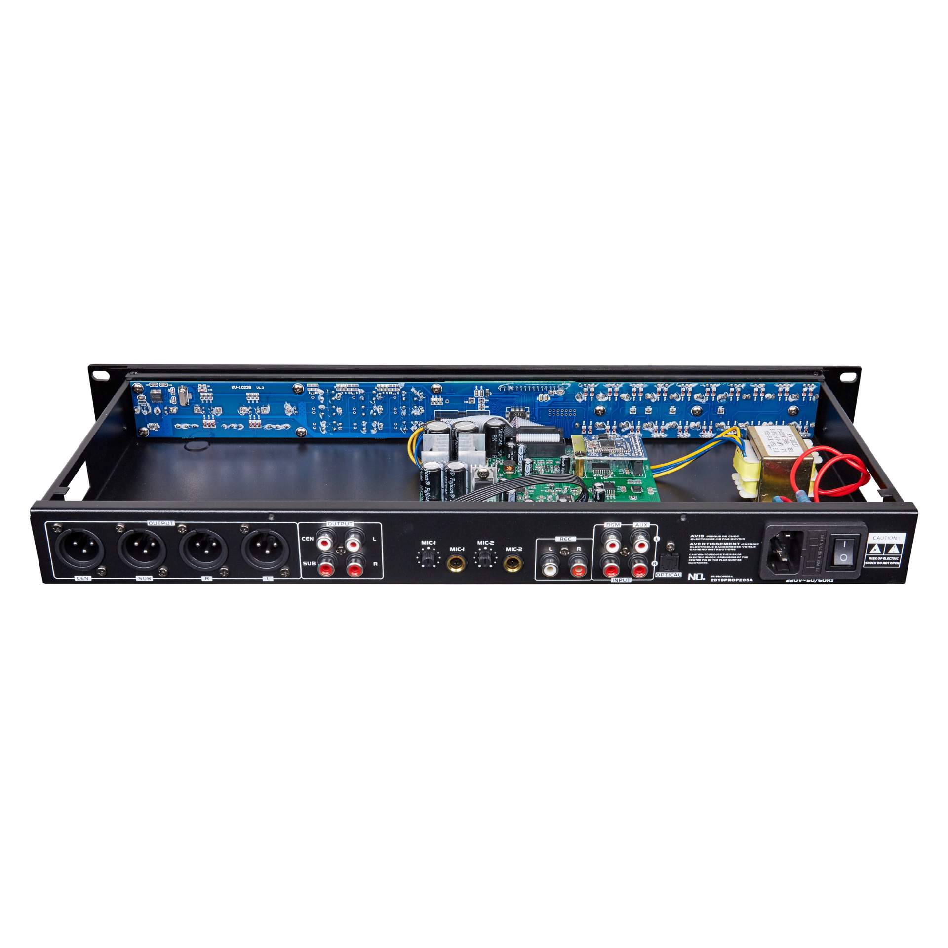 K3前级效果音箱处理器卡拉OK效果器混音器前置音频调节器Effector