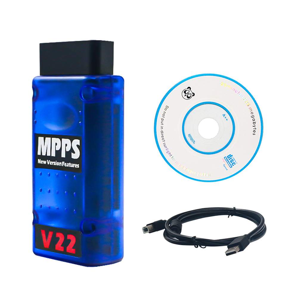 MPPS V22 Master ecu Tricore Cable 多语言无次数点数限制不锁机
