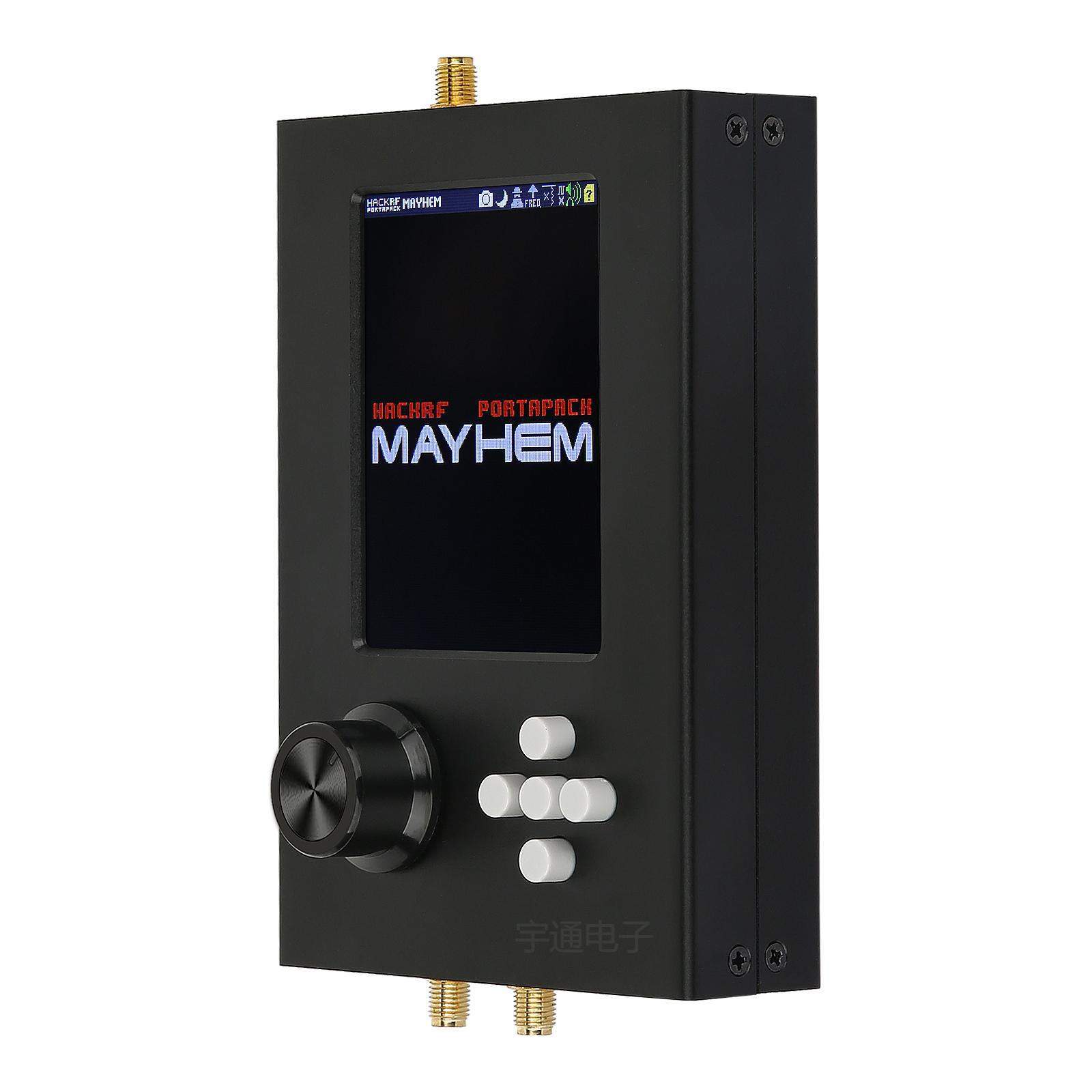 Hackrf one R9+ Portapack触摸屏带铝合金外壳全功能无线电收发机