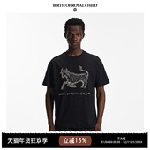 ROYAL CHILD.BORC BIRTH 星座TEE金牛座男女同款 潮流刺绣T恤