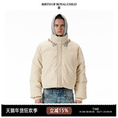 BIRTH 手缝宝石羽绒服意大利灯芯绒90白鸭绒 CHILD.BORC ROYAL