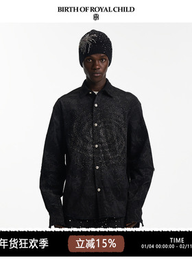 BIRTH OF ROYAL CHILD.BORC 【尤长靖同款】银河黑色珍珠衬衫外套