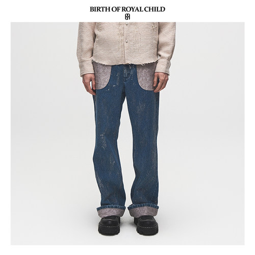 BbirthofROYALCHILD牛仔裤