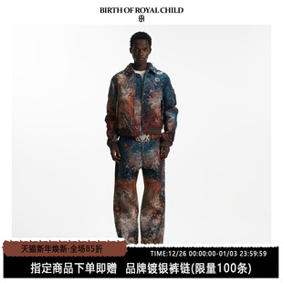 手绣宝石设计收腰版 ROYAL 银河提花套装 型 CHILD.BORC BIRTH