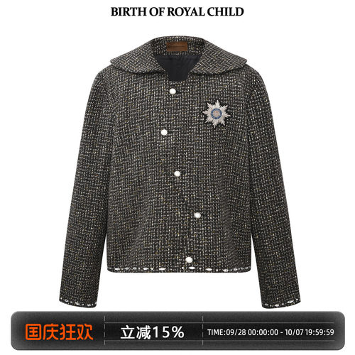 Bbirthofroya裙摆层叠花边领