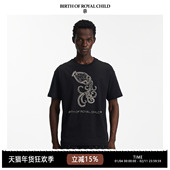 ROYAL CHILD.BORC BIRTH 星座TEE水瓶座男女同款 日常通勤T恤