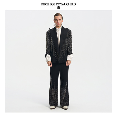 BIRTH OF ROYAL CHILD.BORC 【敖瑞鹏同款】宫廷四重钉珠西服套装
